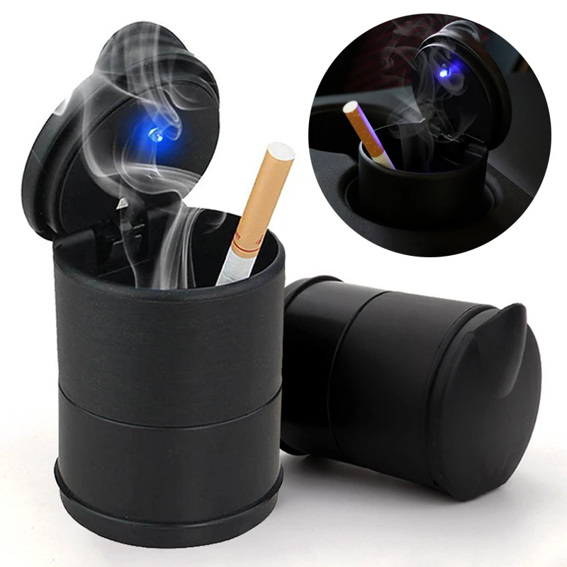 Vape Decoration - Draagbare Auto LED Asbak Universele Auto