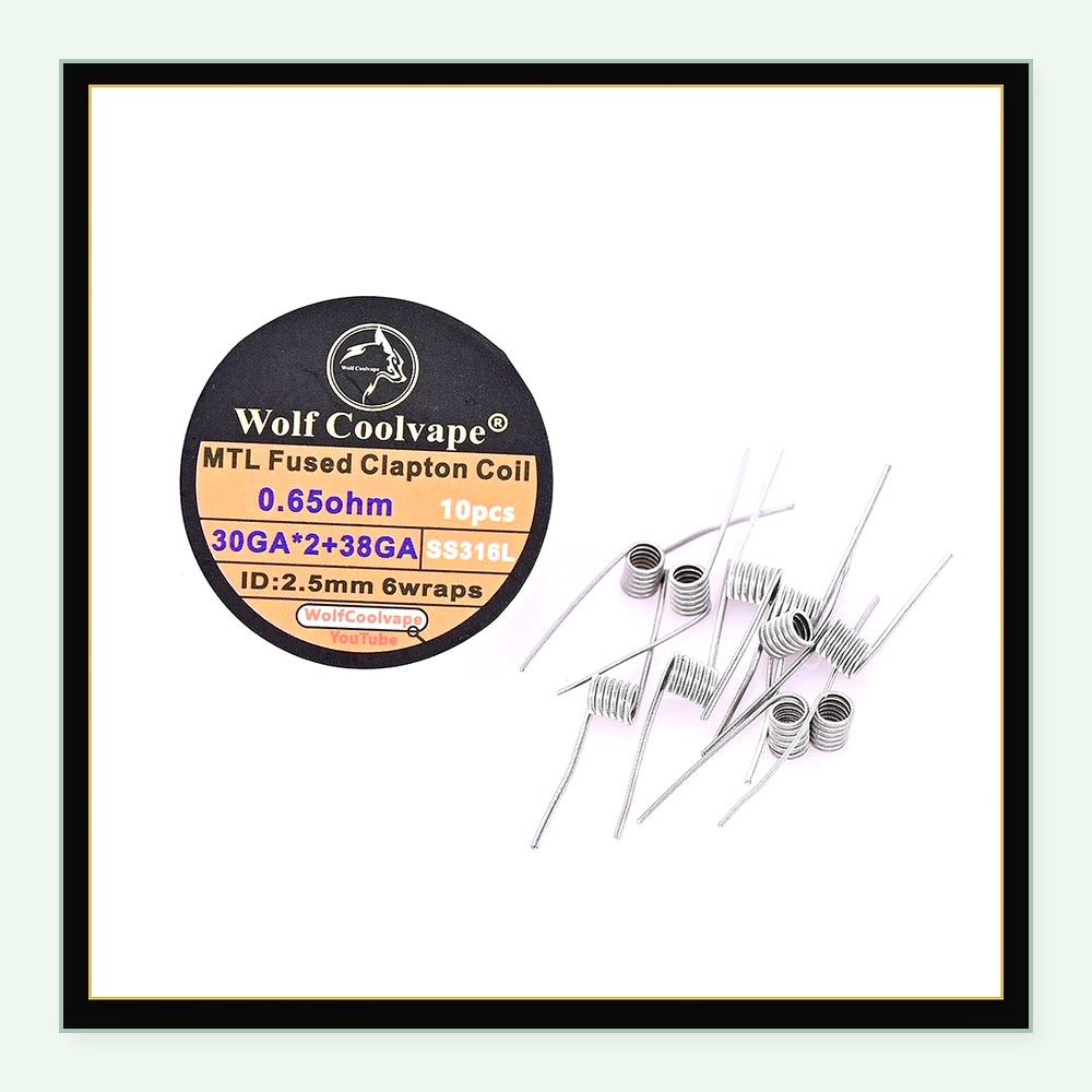 10 stuks Wolfcoolvape MTL Fuse - Vape Coil Replacement recensie en prijs