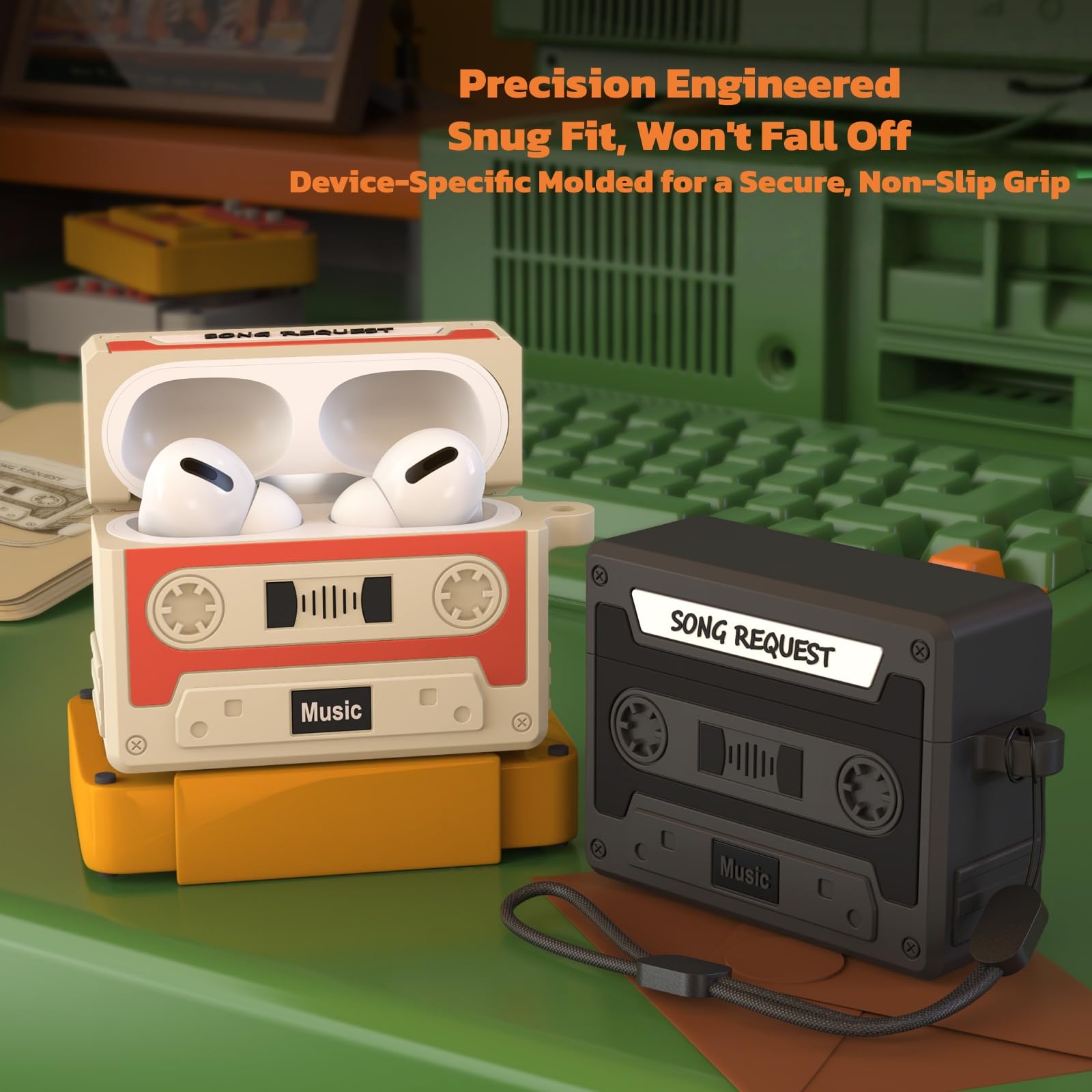 Retro Cassette Case Voor AirPo - Anker Speaker Soundcore Boom 2 recensie en prijs