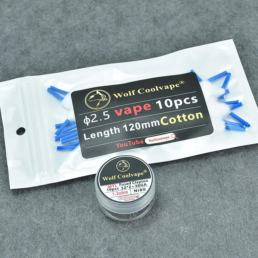 Wolfcoolvape NI80 Voorgebouwde - Vape Coil Replacement recensie en prijs